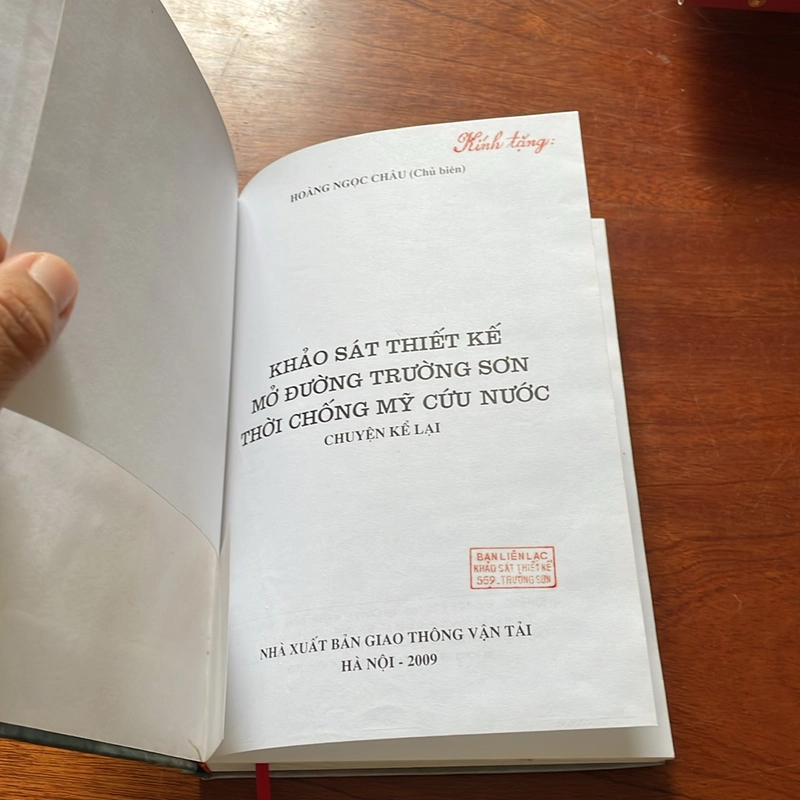II Chuyện Kể Lại: Khảo Sát Thiết Kế Mở Đường Trường Sơn Thời Chống Mỹ Cứu Nước - 2009 507427