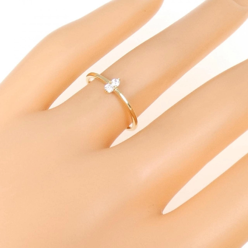 Nhẫn kim cương K18YG 0.06CT - Hàng hiệu chính hãng 856046
