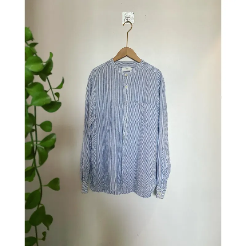 Áo linen Uniqlo kẻ sọc 1008093