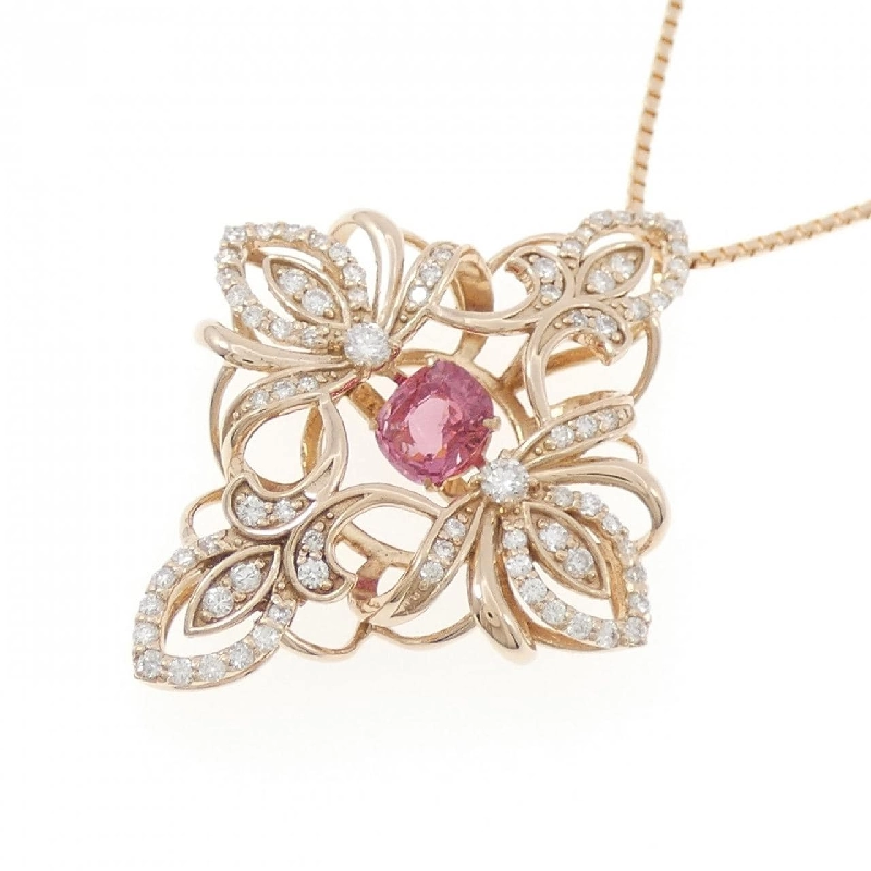 K18PG Sapphire Necklace 0.88CT - Hàng hiệu Chính hãng 859290