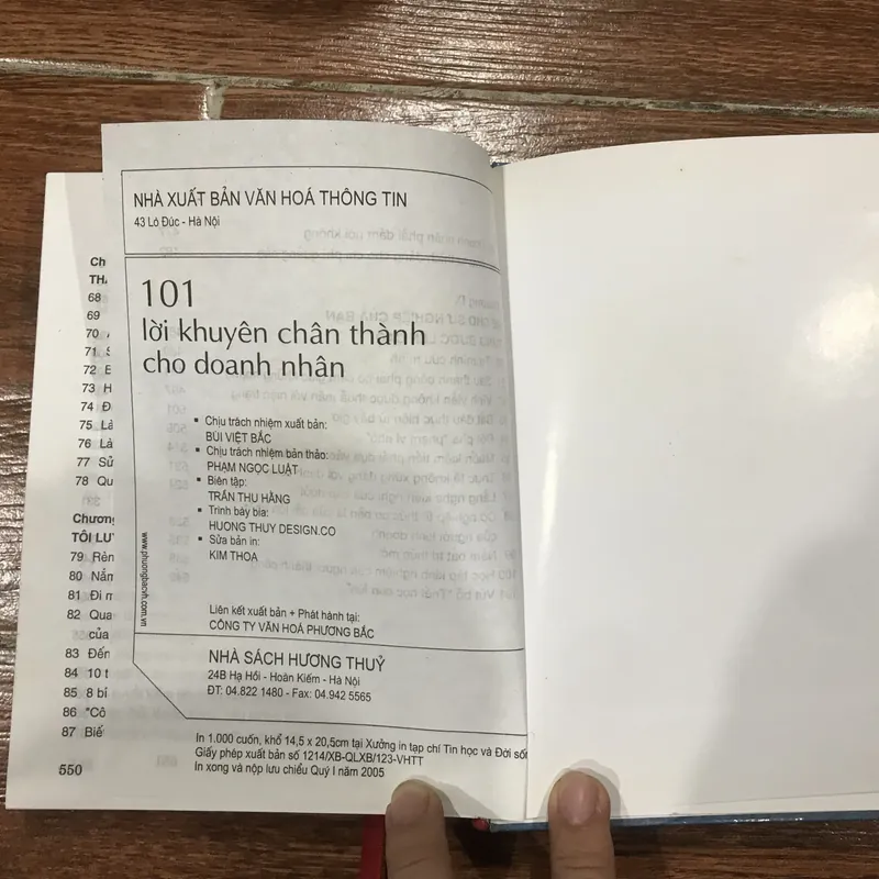 101 lời khuyên chân thành cho doanh nhân  (k1) 719814