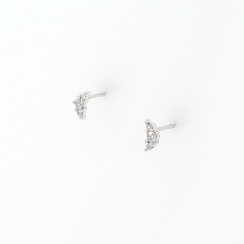 K18WG Bông tai kim cương 0.06CT - Hàng hiệu Chính hãng 877331