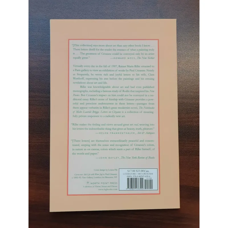 Letters on Cézanne - Rainer Maria Rilke 781381