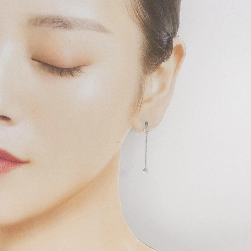 K18WG Bông tai kim cương - Hàng hiệu Authentic 868440