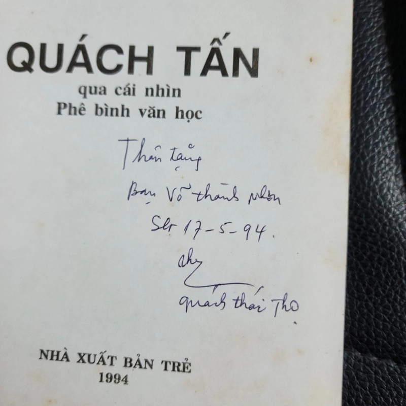 Quách Tấn qua cái nhìn phê bình văn học | Quách Giao 474697