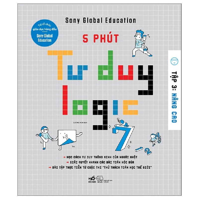 5 phút tư duy logic - Tập 3: Nâng cao - Sony Global Education 2022 New 100% HCM.PO 29529