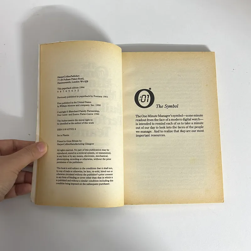 Sách tiếng Anh - The One Minute Magager - Kenneth Blanchard 600954