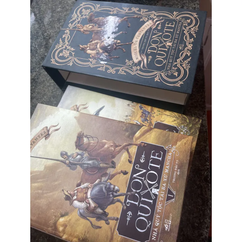 Boxset Don Quixote Miguel De Cervantes bìa cứng giới hạn 300 bản 748698