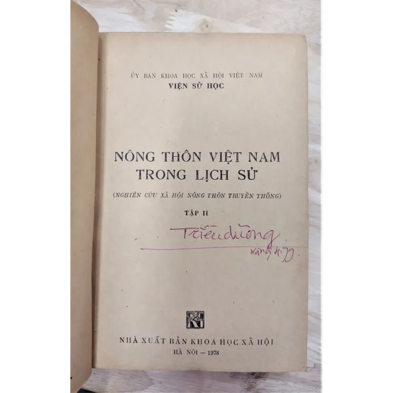 Sách - Nông thông Việt Nam trong lịch sử (2 tập) - Viện Sử học (A1) 564073
