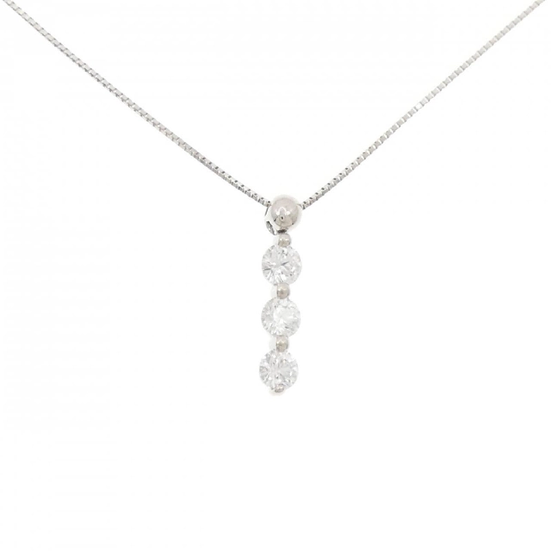 PT/PT850 Dây chuyền kim cương ba viên 0.713CT - Hàng hiệu Chính hãng 860282