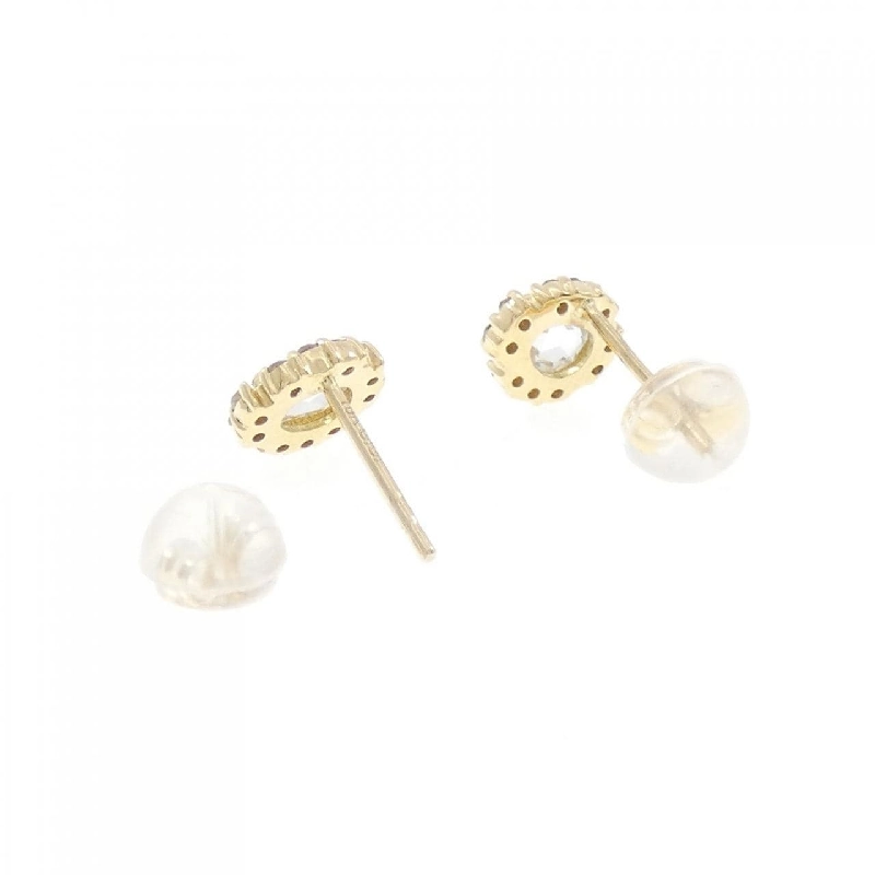 Bông tai Topaz trắng 18KYG/K18YG - Hàng hiệu Authentic 876121