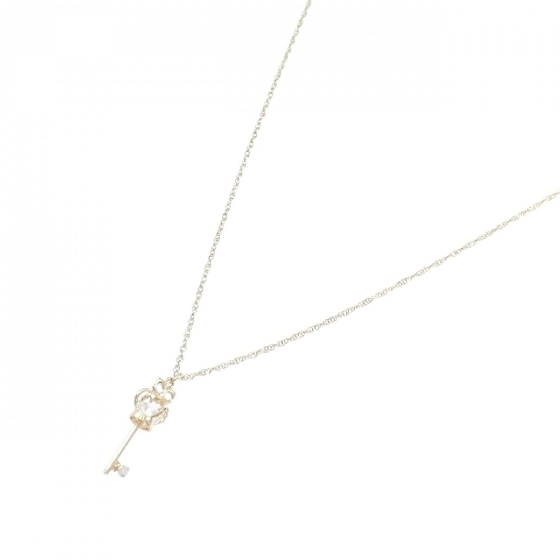 K10YG Key Cubic Necklace - Hàng hiệu Authentic 859727