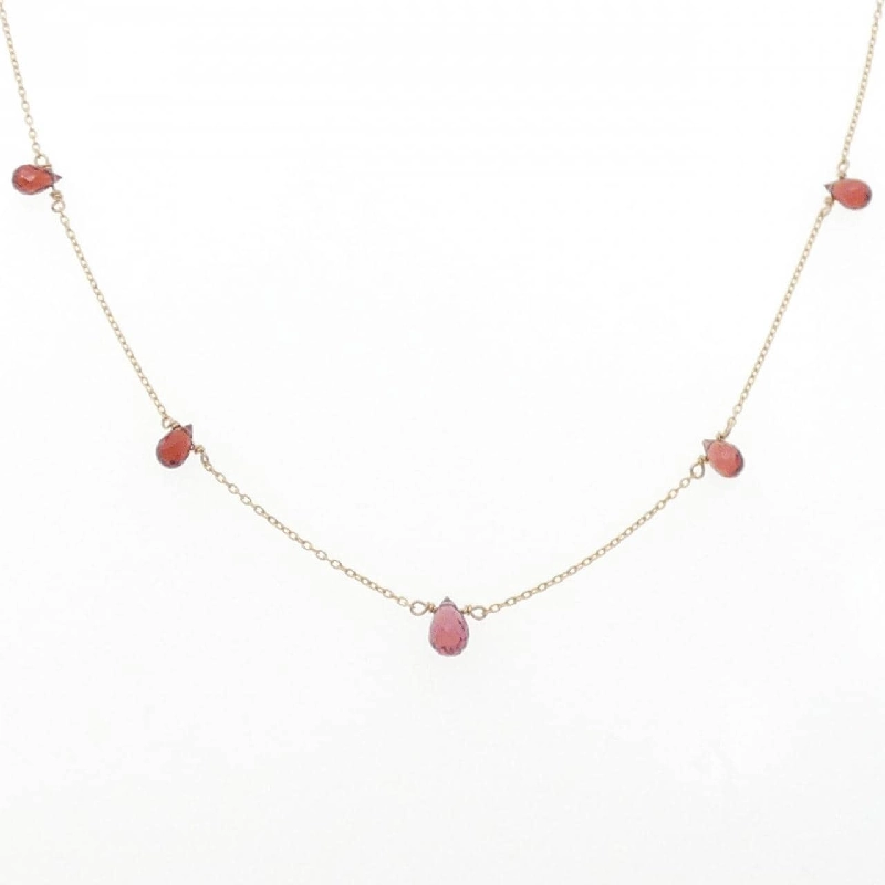 K18YG Garnet Necklace - Hàng hiệu Authentic 863724