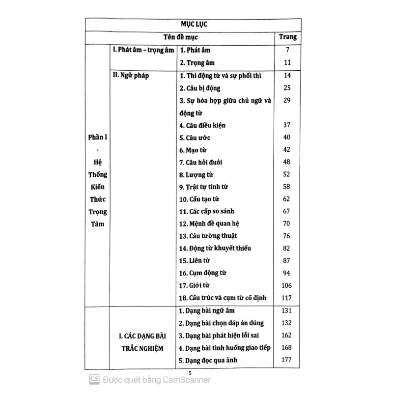 Sách Trọng tâm kiến thức ôn thi vào lớp 10 môn Tiếng anh cô Trang Anh Moonbook 976078