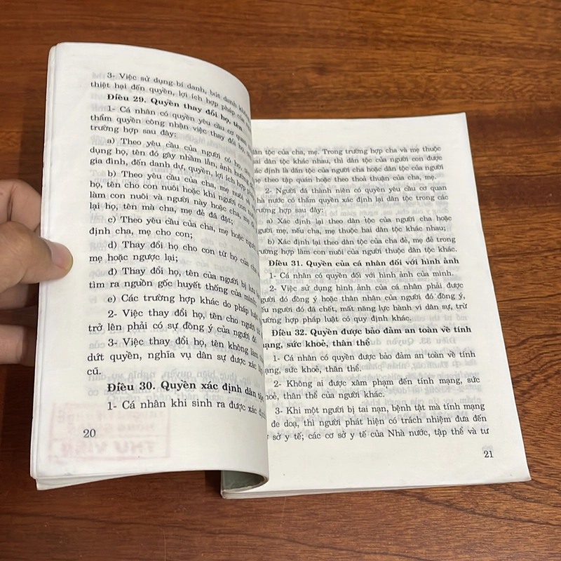 II Sách Pháp Luật: Bộ Luật Dân Sự - 1996 507861