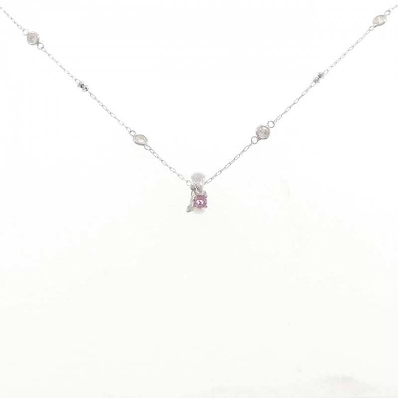PT900/K18WG Tourmaline Necklace - Hàng hiệu Authentic 860643