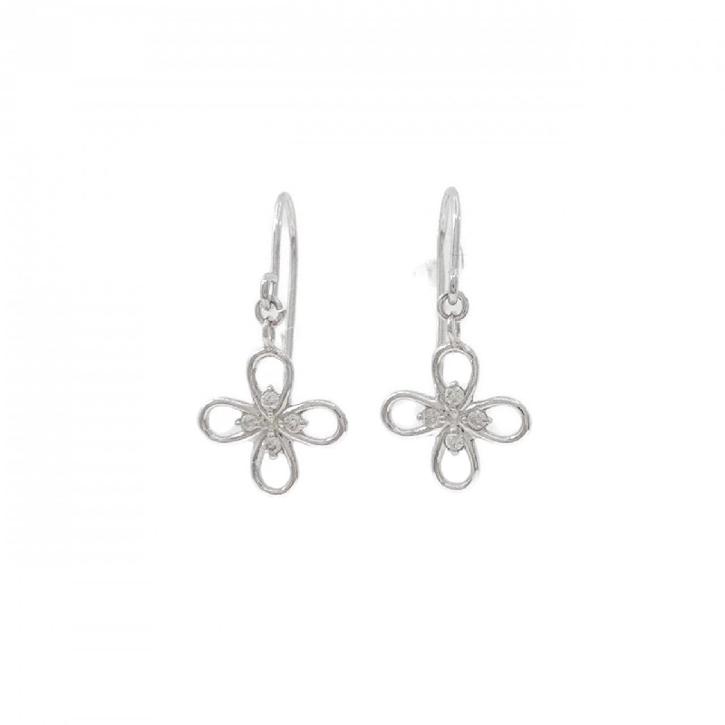 Bông tai kim cương hoa PT950 0.04CT - Hàng hiệu Chính hãng 870734