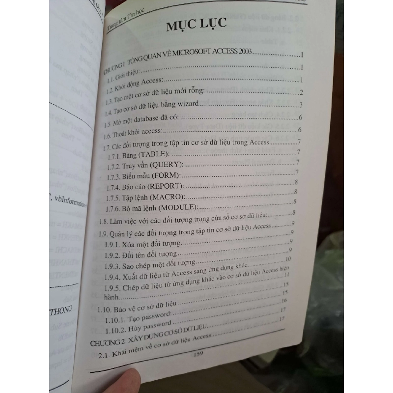 Giáo trình Microsoft Access GIÁO TRÌNH, CHUYÊN MÔN HCM0910 920278