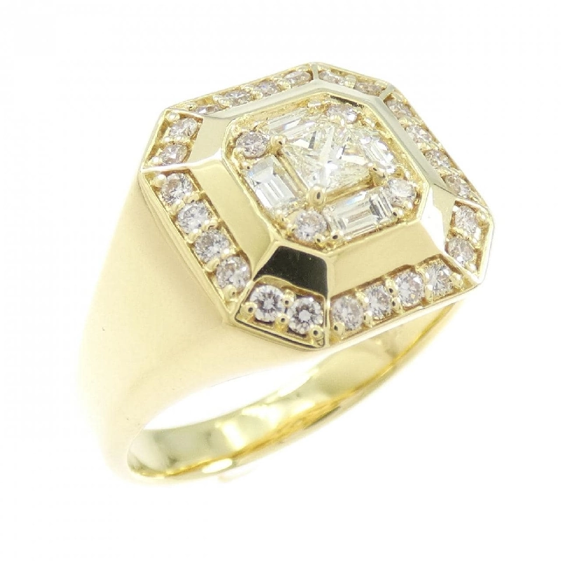 Nhẫn kim cương K18YG 0.71CT - Hàng hiệu chính hãng 848302