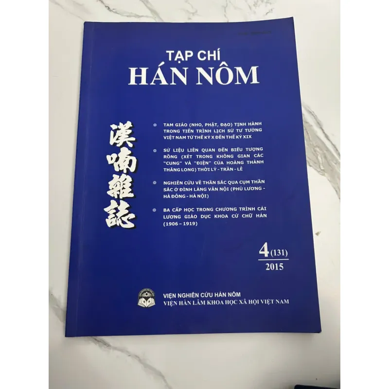 Tạp chí Hán Nôm - Số 4(131) năm 2015 700486