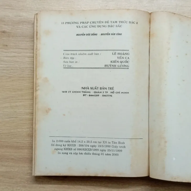 Sách 15 Phương Pháp Chuyên Đề Tam Thức Bậc 2 931151