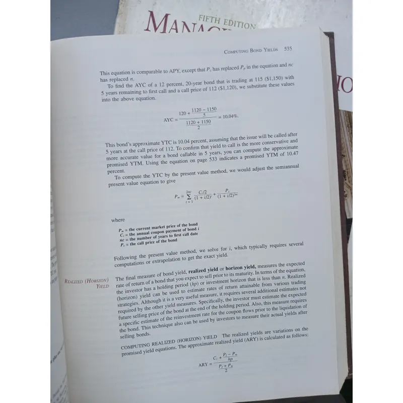 INVESTMENT ANALYSIS AND PORTFOLIO MANAGEMENT (PHÂN TÍCH ĐẦU TƯ VÀ QUẢN TRỊ DANH MỤC) 731533