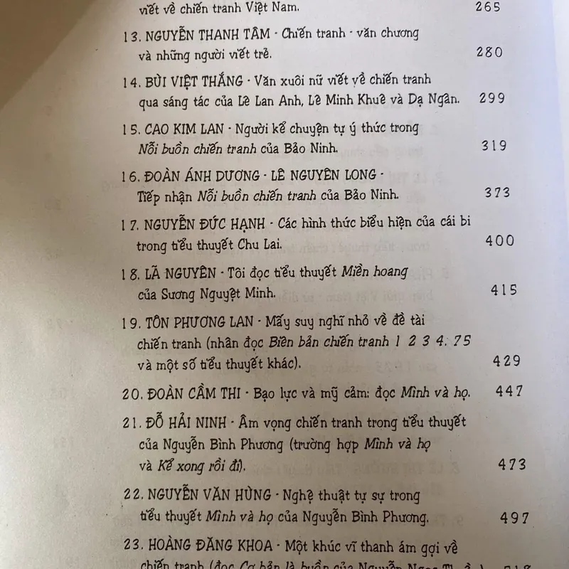 TỰ SỰ VỀ CHIẾN TRANH TRONG VĂN HỌC VIỆT NAM ĐƯƠNG ĐẠI - ĐỖ HẢI NINH  573544