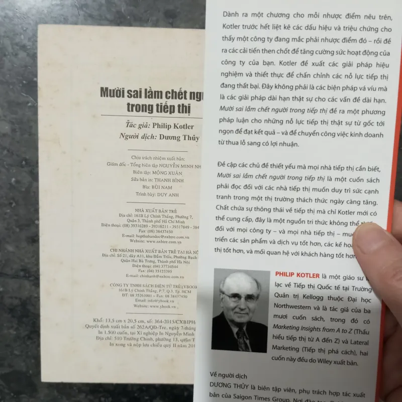 (Sách Marketing) Sách 10 Sai Lầm Chết Người Trong Tiếp Thị 1019912