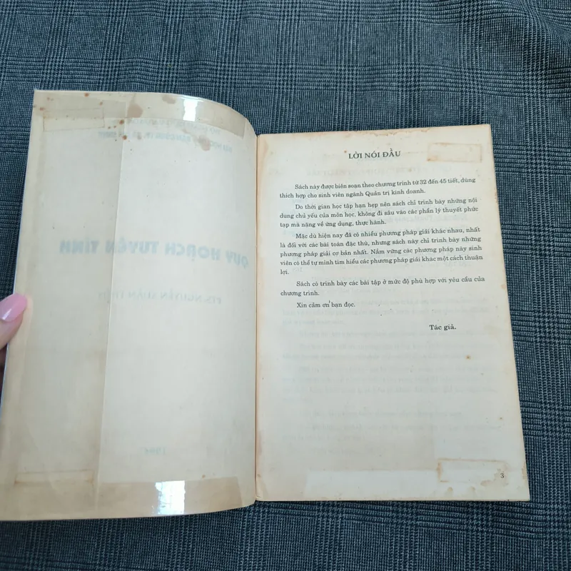 Quy hoạch tuyến tính 1994 592393