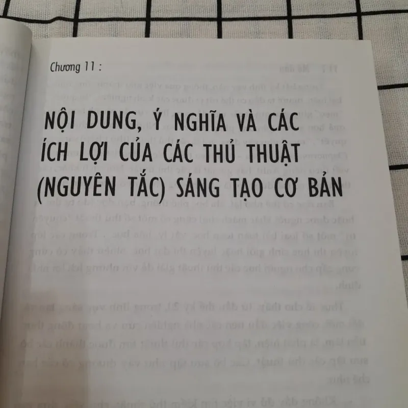 CÁC THỦ THUẬT SÁNG TẠO CƠ BẢN Phần 1. GS Tiến sỹ Phan Dũng 704355