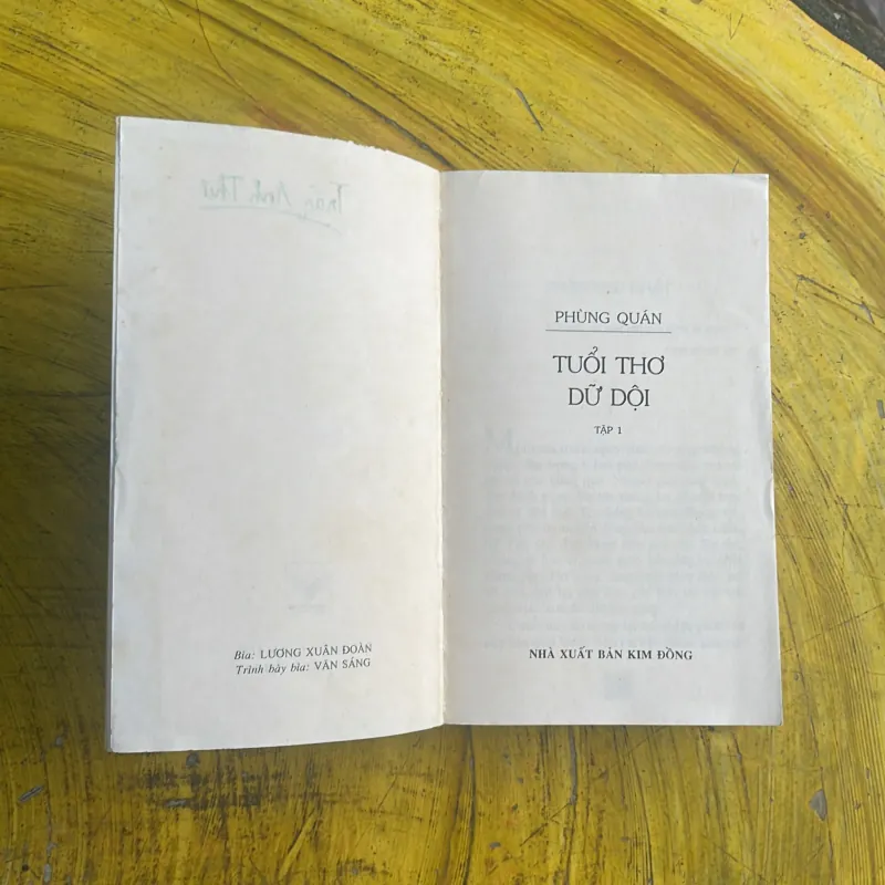 TUỔI THƠ DỮ DỘI trọn bộ ba tập - PHÙNG QUÁN 1042970
