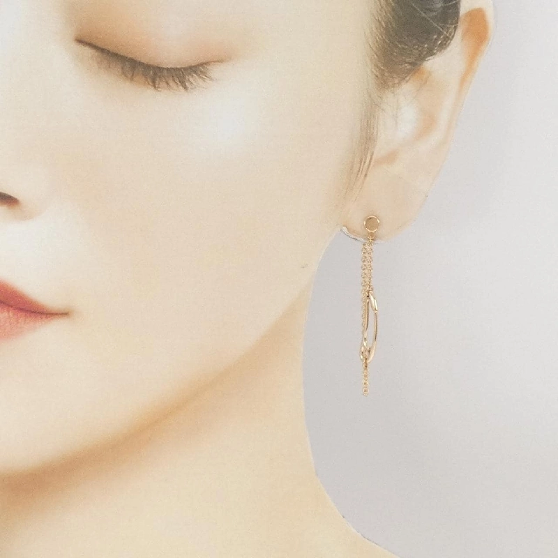 Khuyên tai mini punk Chaine d'Ancre của Hermès - Hàng hiệu Authentic 843493