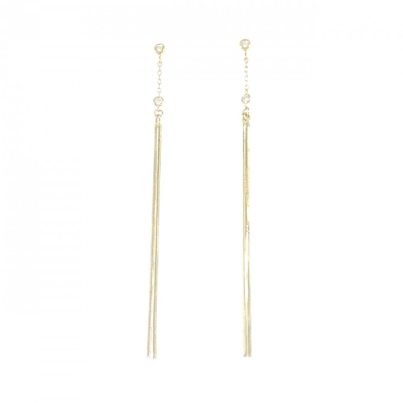 K18YG Bông tai kim cương - Hàng hiệu Chính hãng 868236