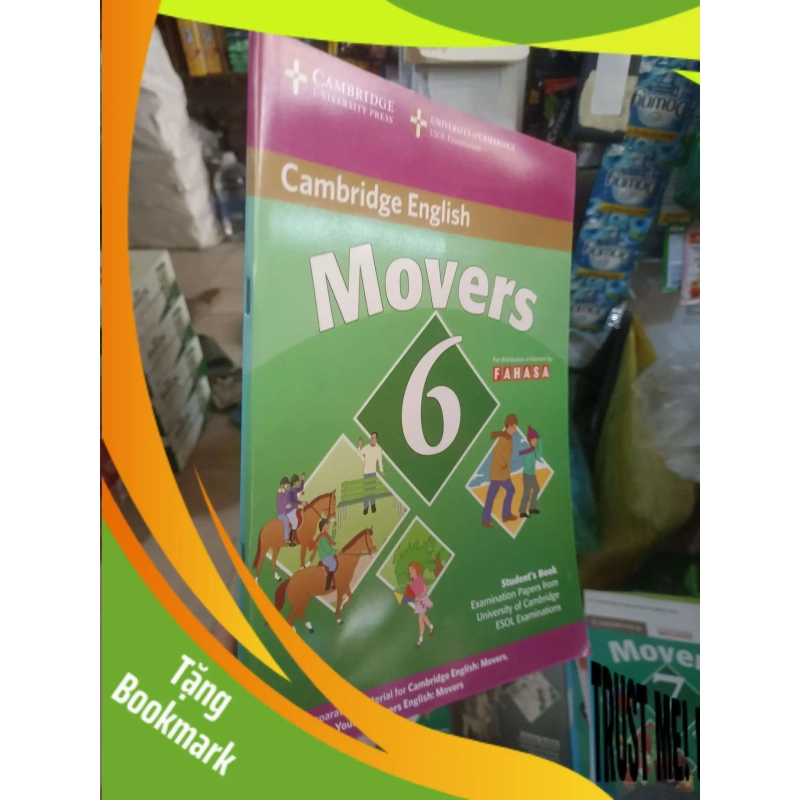 (TẶNG BOOKMARK) Movers 6 Student's book Mới 90% chưa viết Sách tự học tiếng Anh RBK2702 948142
