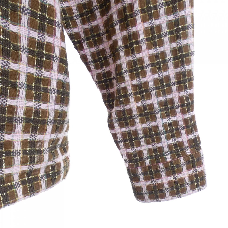 シュプリーム SUPREME Metallic Plaid Zip Up Shi シャツ - Hàng hiệu Authentic 884062