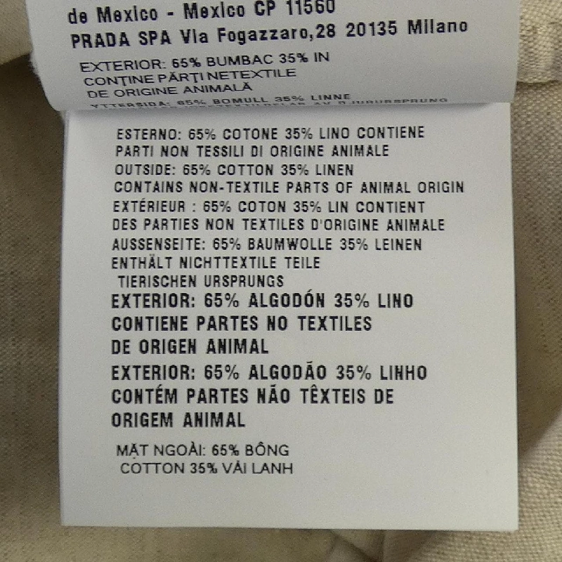 Áo Sơ Mi S/S PRADA Logo Tam Giác GEC094 SAEO 14J2 - Hàng hiệu Chính Hãng 895703