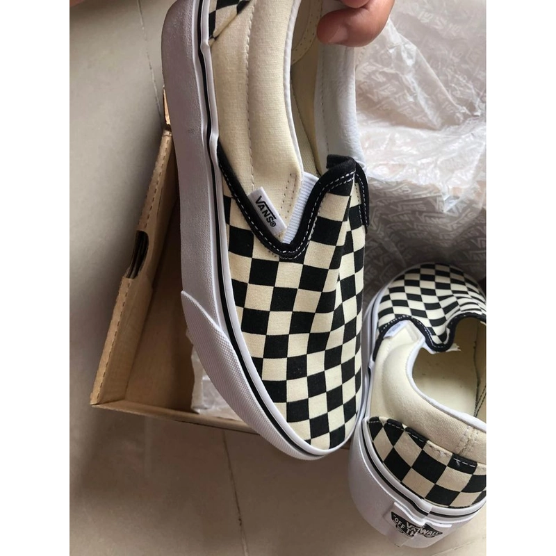 Classic Slip-On Checkerboard Stackform Shoe 201863