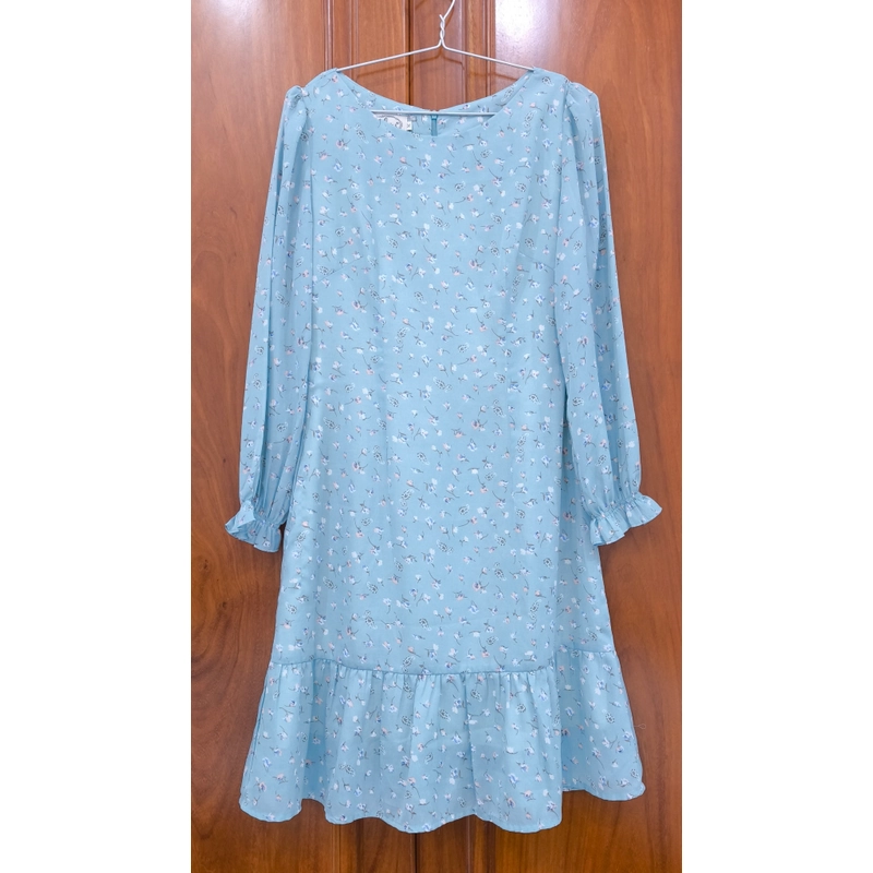 Đầm hoa nhí xanh dương  528397