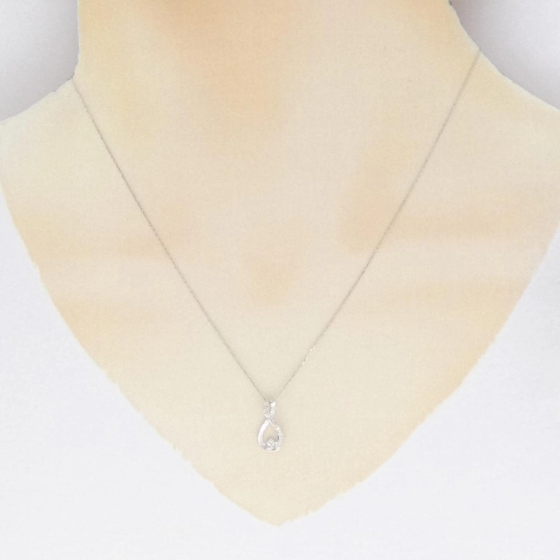 K18WG Dây chuyền kim cương 0.10CT - Hàng hiệu Chính hãng 862778