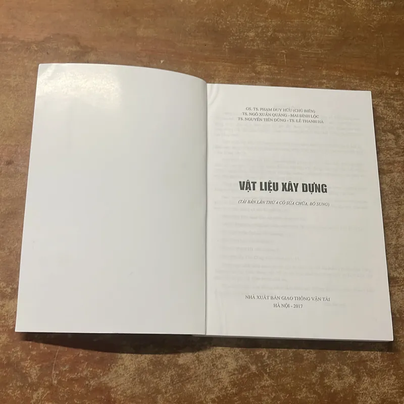 VẬT LIỆU XÂY DỰNG (2)- GS.TS. PHẠM DUY HỮU CHỦ BIÊN 682048