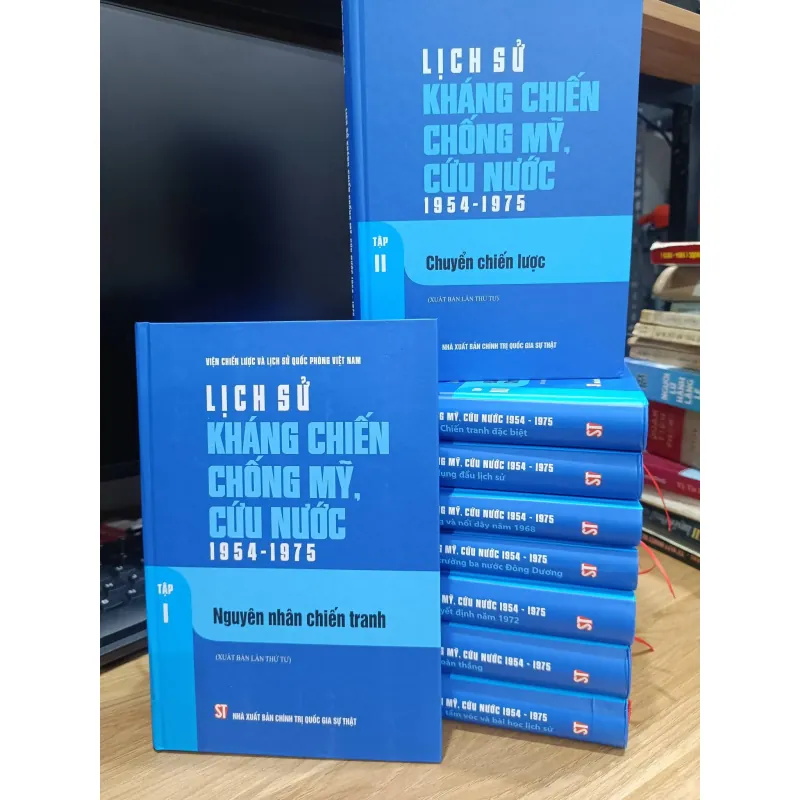 Lịch sử kháng chiến chống Mỹ - Bộ 9 tập bìa cứng xb 2025 762765