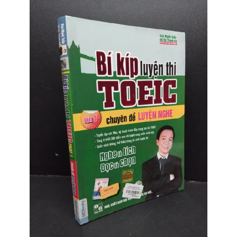[Sách Cũ SCGR] Bí kip luyện thi toeic part 1 chuyên đề luyện nghe mới 90% bẩn HCM2606 Kim Mạnh Tuấn HỌC NGOẠI NGỮ 685468