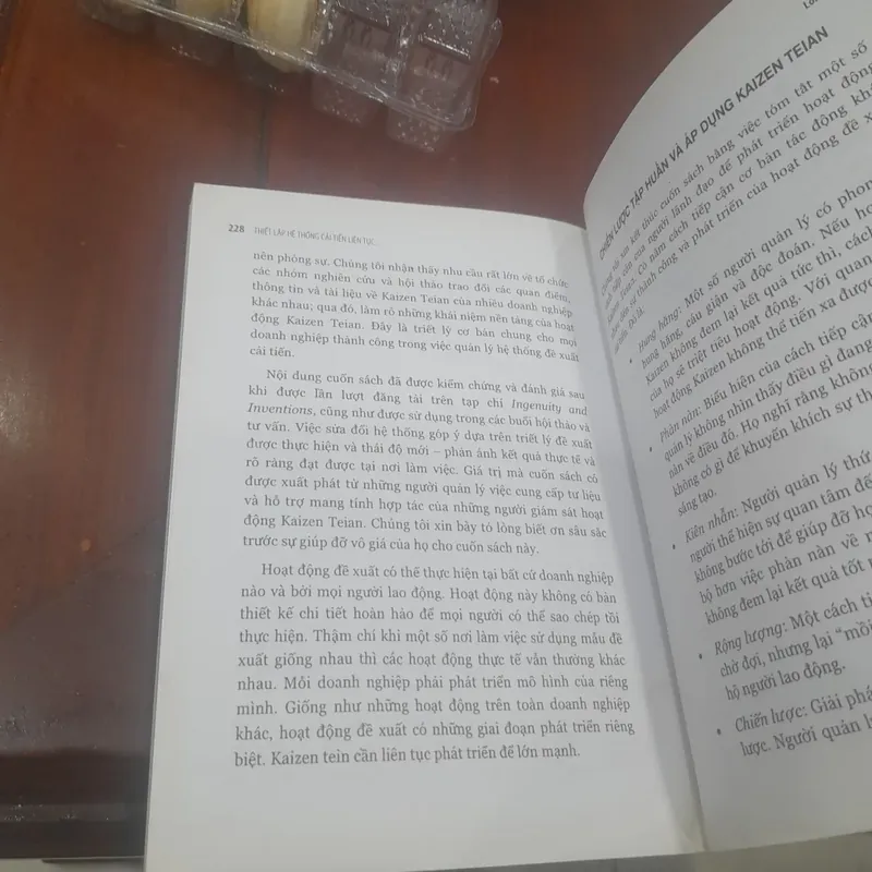 KAIZEN TEIAN, thiết lập hệ thống Cải Tiến Liên Tục 689511