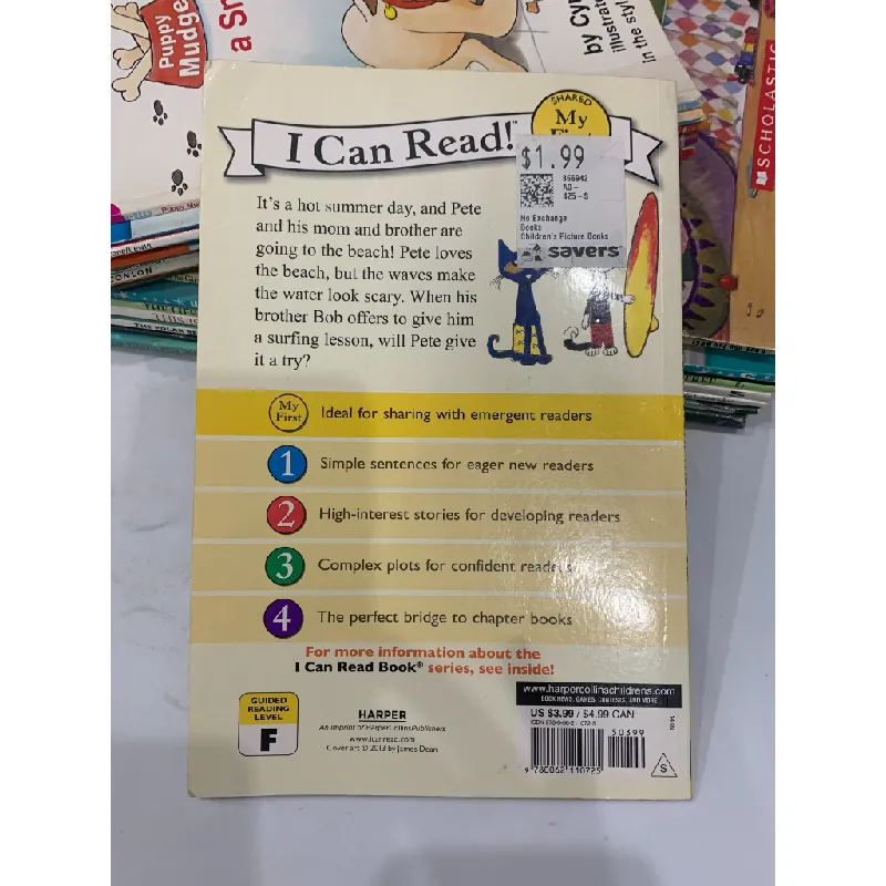 I Can Read: Pete the Cat - Pete at the Beach – James Dean 559663
