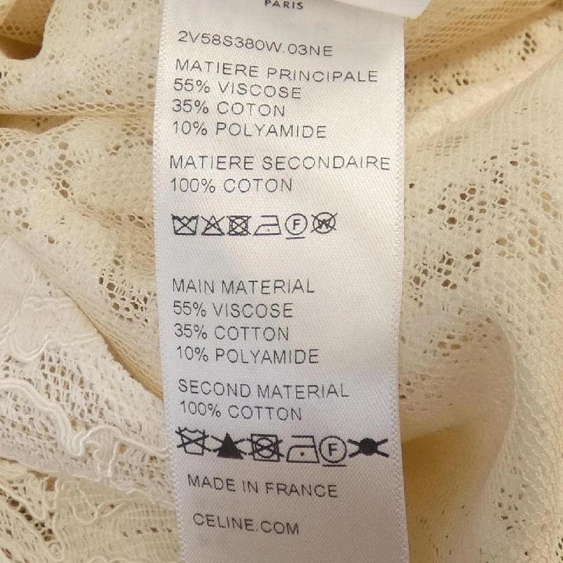 【Mã giảm giá】Áo khoác không cổ CELINE 642667