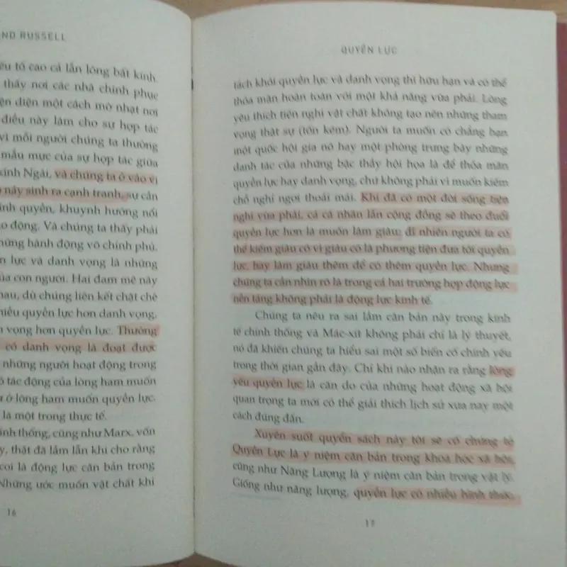 Quyền lực ( bìa cứng cũ ) - Bertrand Russell 687919