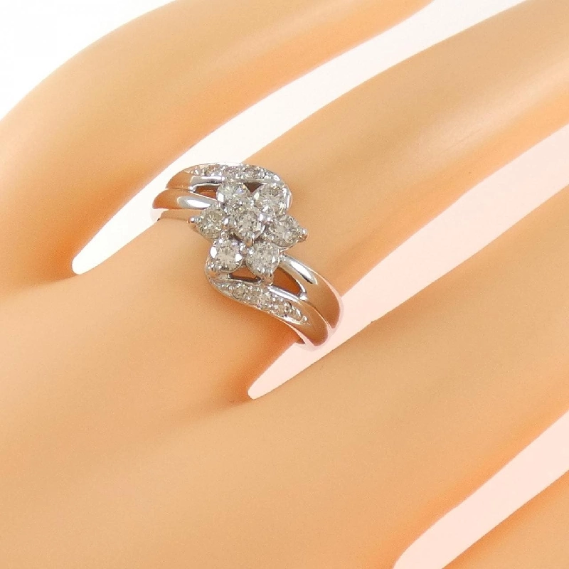 Nhẫn kim cương hoa PT900 0.50CT - Hàng hiệu Authentic 854957