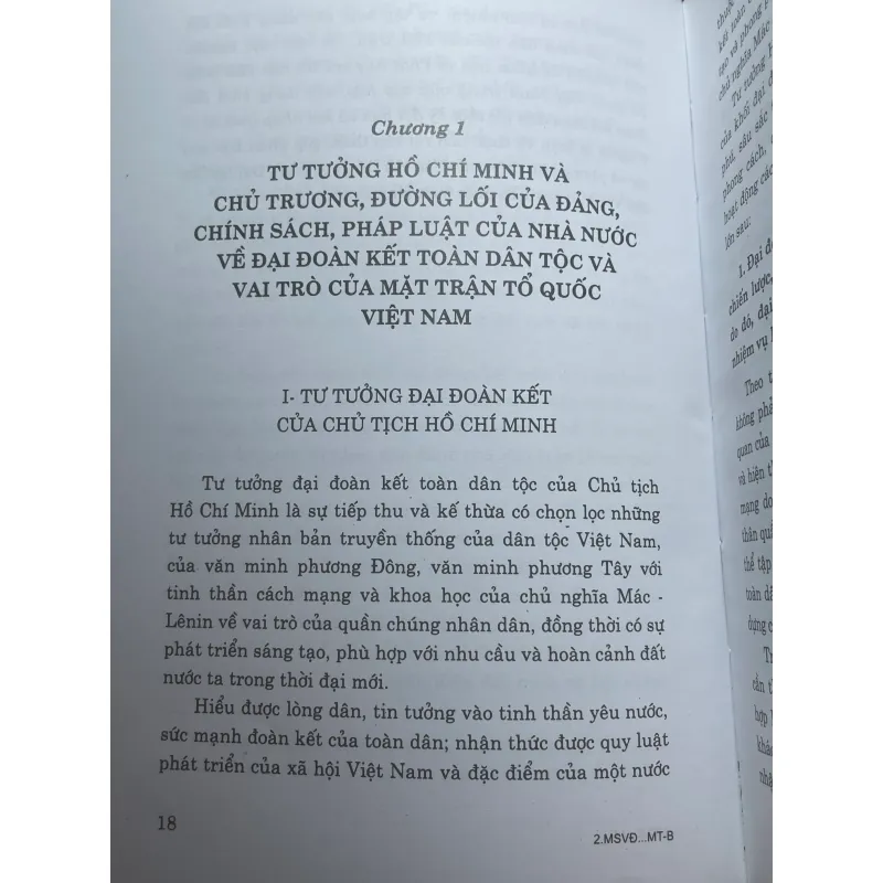 SÁCH MỘT SỐ VẤN ĐỀ LÝ LUẬN VÀ THỰC TIỄN CÔNG TÁC MẶT TRẬN 700646