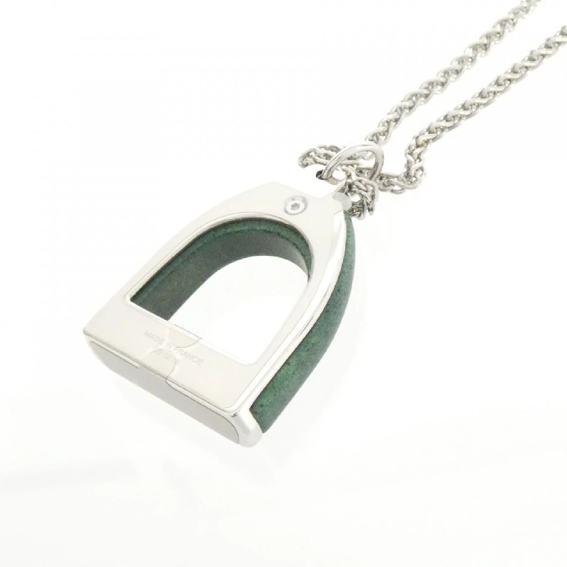 Hàng hiệu Authentic Hermes Etrier Vulcanium 100091FP Necklace 772425