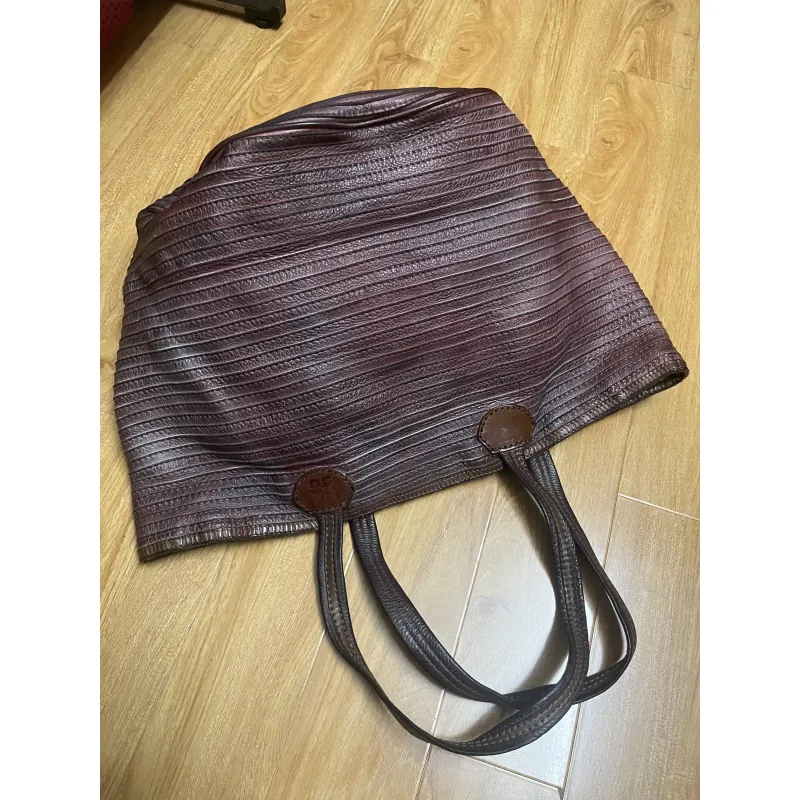 Túi tote nữ bigsize da thật 2hand 925721